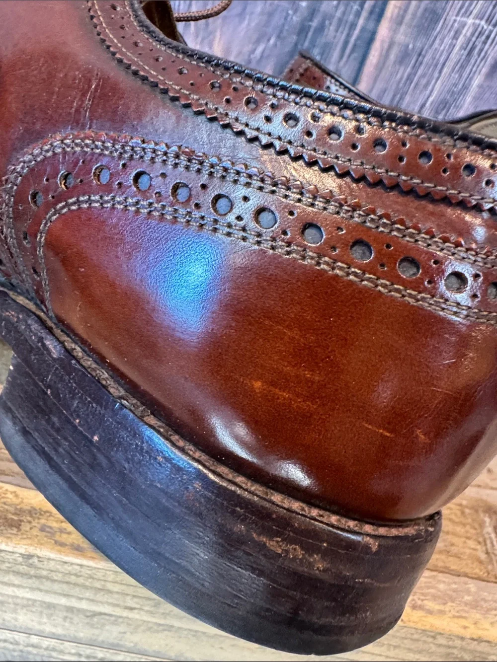 Strand Shell Cordovan Cap-toe Oxford Dress Shoe